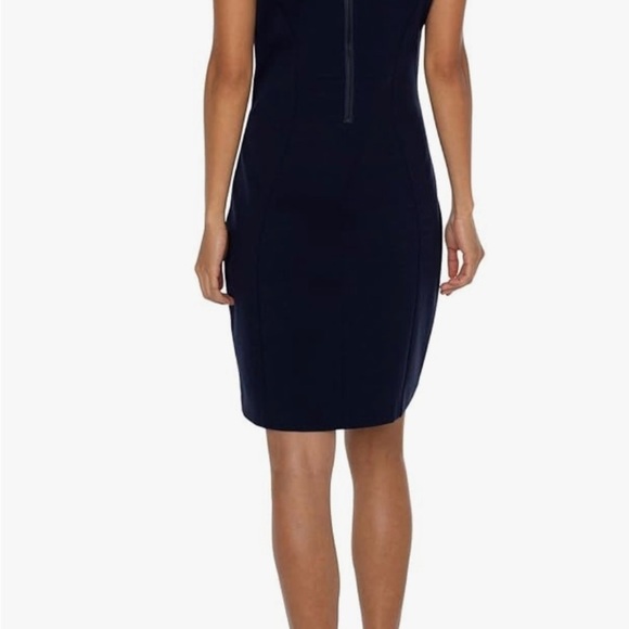 Liverpool Black Sleeveless Sheath Dress NWT size 6/28 - Picture 2 of 7